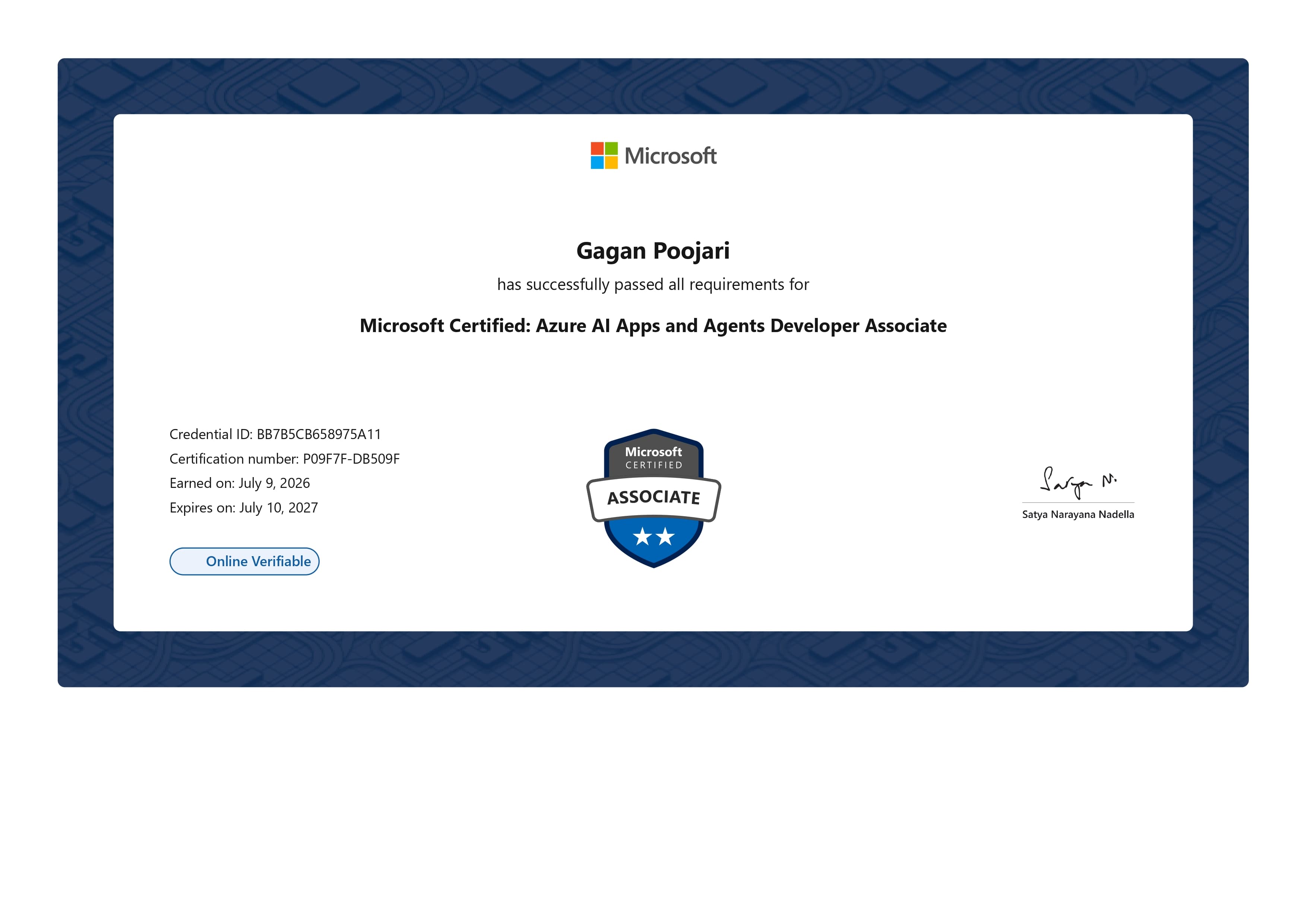 Azure AI Apps and Agents Developer Associate